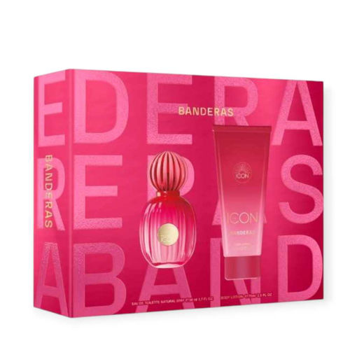 Picture of ANTONIO BANDERAS THE ICON HER EDP 50ML + BODY LOTION 75ML
